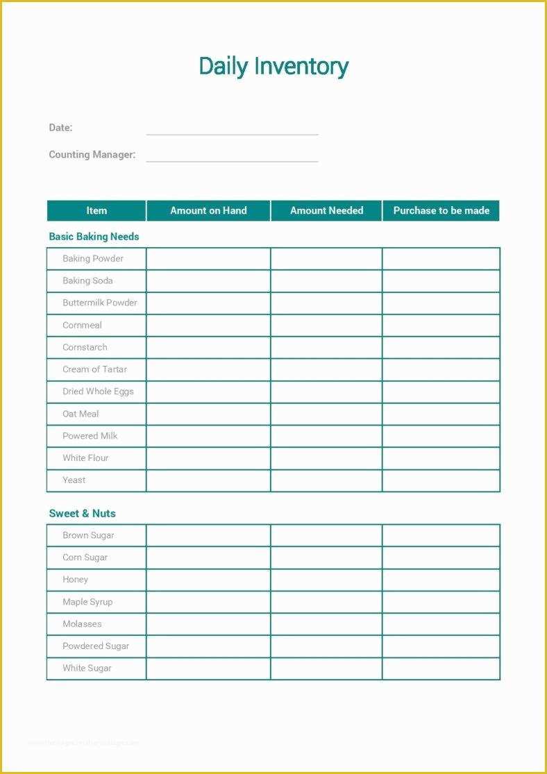 Free Inventory Template Of 7 Inventory Templates for Effective Product Management