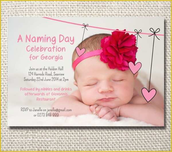 Free Invitation Templates for Naming Ceremony Of 16 Naming Ceremony Invitation Templates