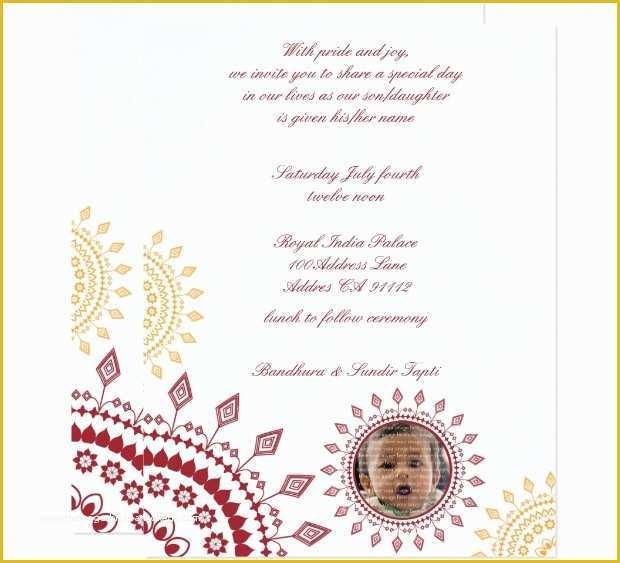 Free Invitation Templates for Naming Ceremony Of 23 Naming Ceremony Invitation Templates Printable Psd