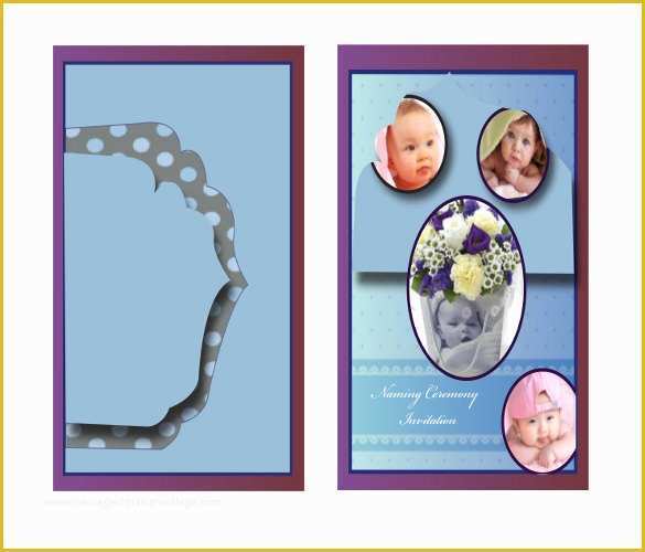 Free Invitation Templates for Naming Ceremony Of 35 Naming Ceremony Invitations Psd Ai