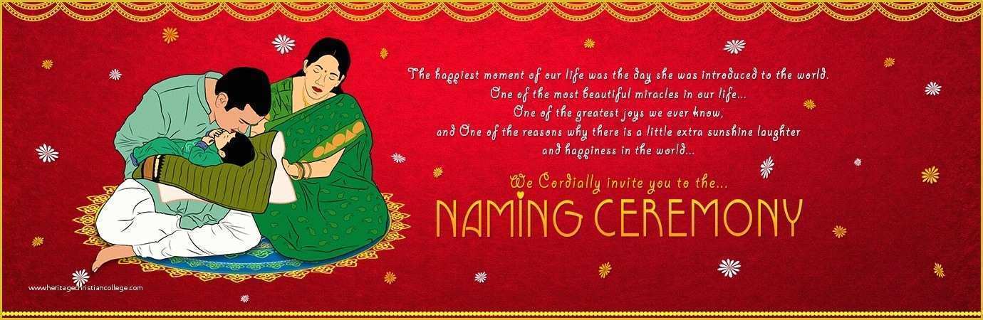 Free Invitation Templates for Naming Ceremony Of Naming Ceremony Invitations Word Excel Samples