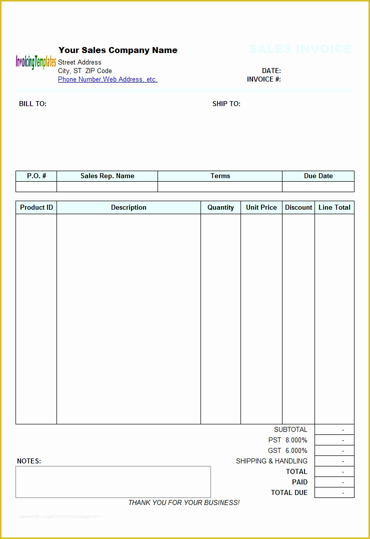 Free Invoice form Template Of Blank Invoices to Print Mughals