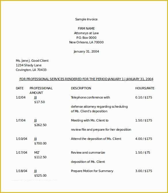 Free Invoice Template Doc Download Of 13 Billing Invoice Samples