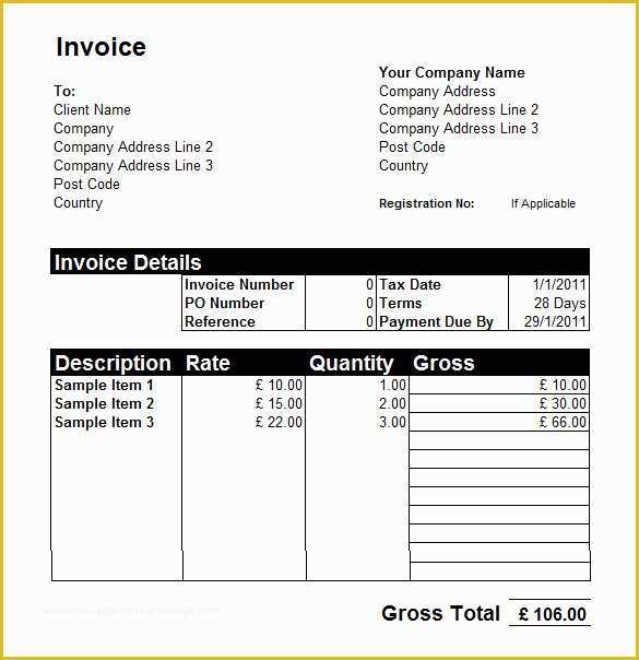 Free Invoice Template Doc Download Of 60 Microsoft Invoice Templates Pdf Doc Excel