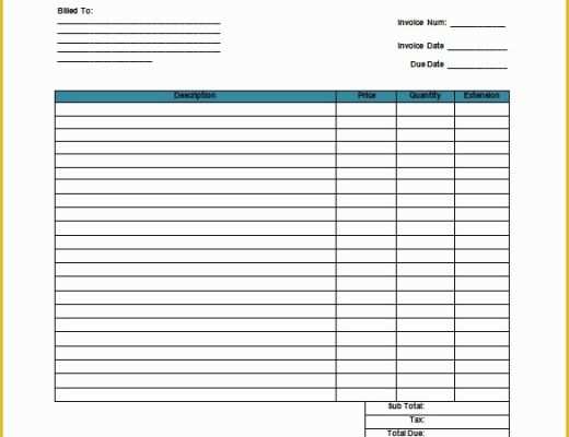 Free Invoice Template Doc Download Of Free Invoice Template Word Doc 12 Stereotypes About Free