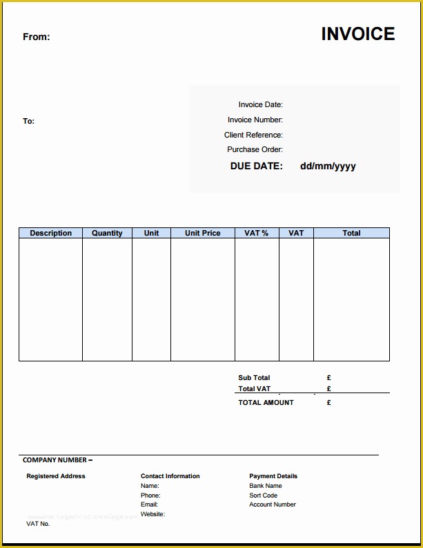 Free Invoice Template Doc Download Of Invoice Template Doc Uk Free Invoice Template Uk Use