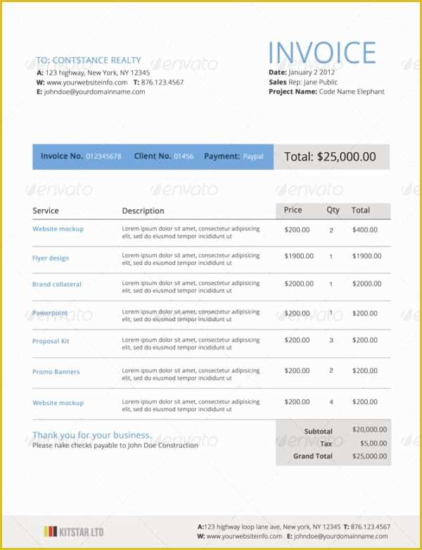 Free Invoice Template Docx Of 35 Best Invoice Templates Psd Docx Free and Premium