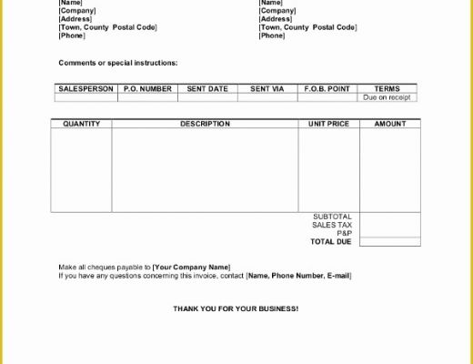 Free Invoice Template Docx Of Free Invoice Templates for Word Excel Open Fice