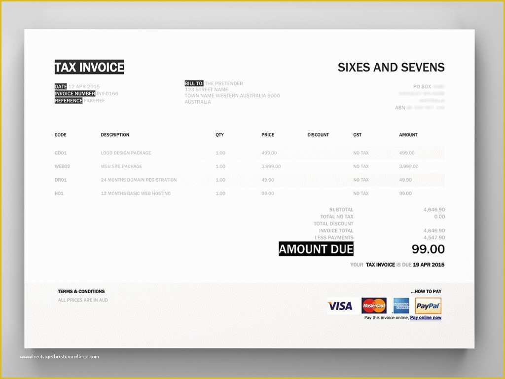 Free Invoice Template Docx Of Xero Invoice Template