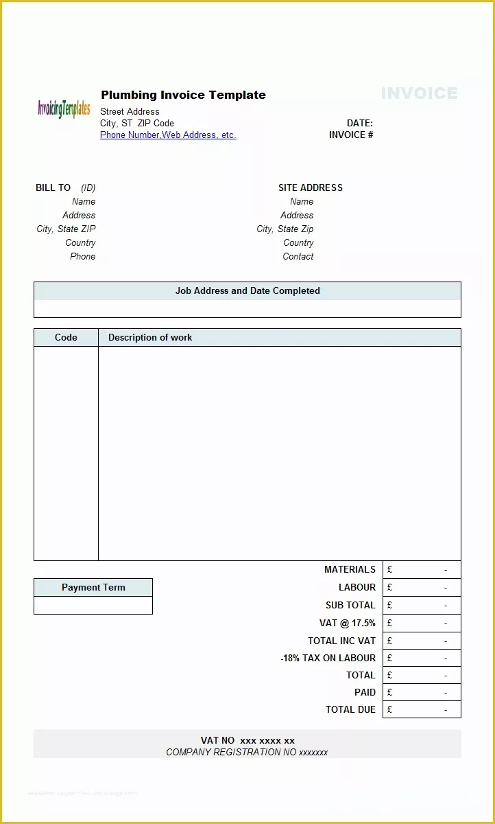 Free Invoice Template Excel Of Independent Contractor Invoice Template Excel