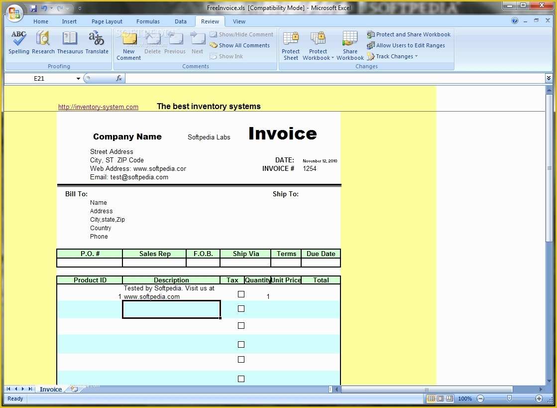 Free Invoice Template Excel Of Invoice software Free Download Full Version Invoice