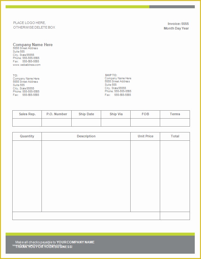 Free Invoice Template for Word 2010 Of Microsoft Word Invoice Template 2010 How to Make A Invoice