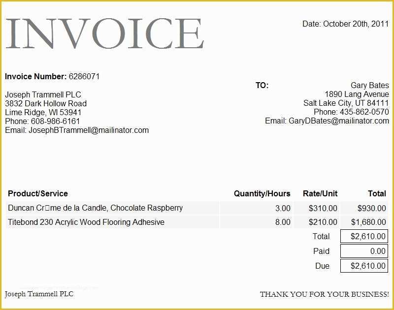 Free Invoice Template for Word 2010 Of Microsoft Word Invoice Template 2010 Microsoft Word