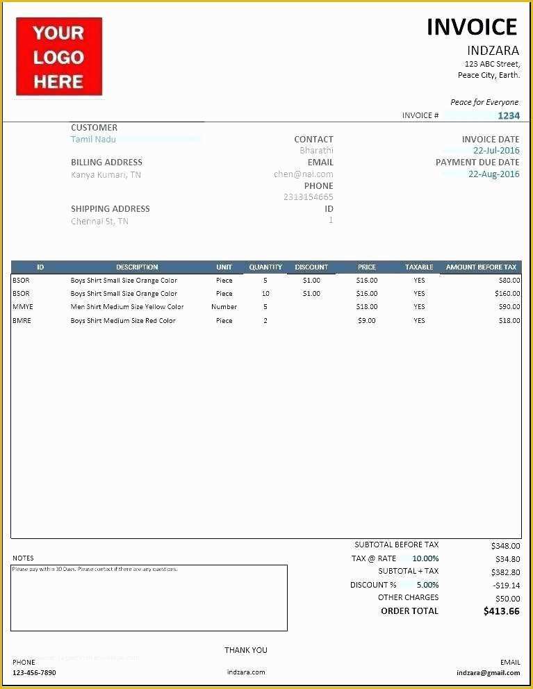 Free Invoice Template for Word 2010 Of Word Invoice Template 2010 Ms Word Invoice Template