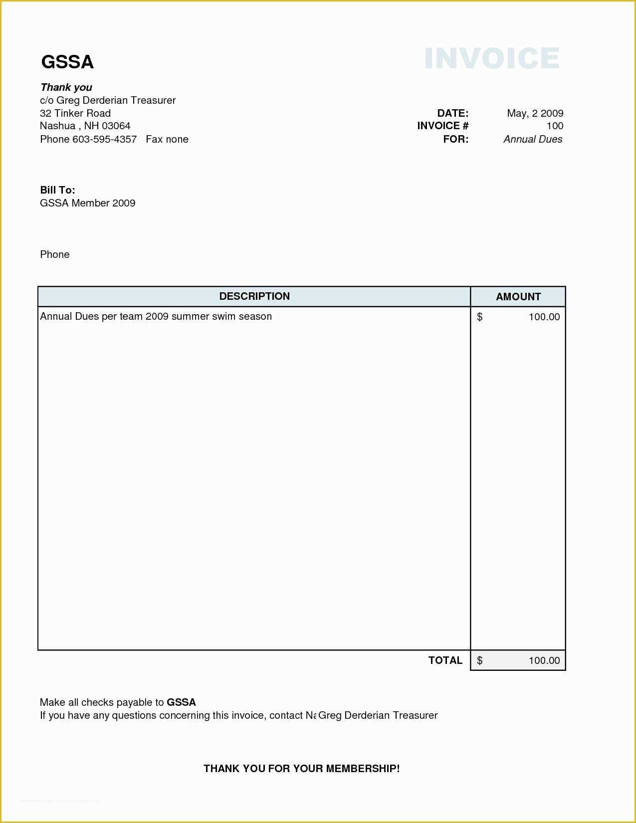 Free Invoice Template Of Plain Invoice Template Basic Invoice Template Excel Basic