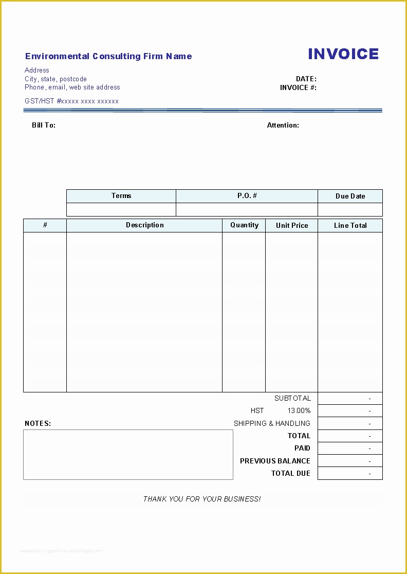 Free Invoice Template Pages Of Blank Invoices to Print Mughals