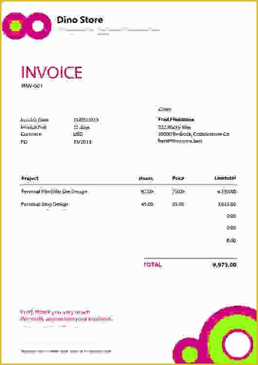 Free Invoice Template Pdf Of Invoice Template Download Free