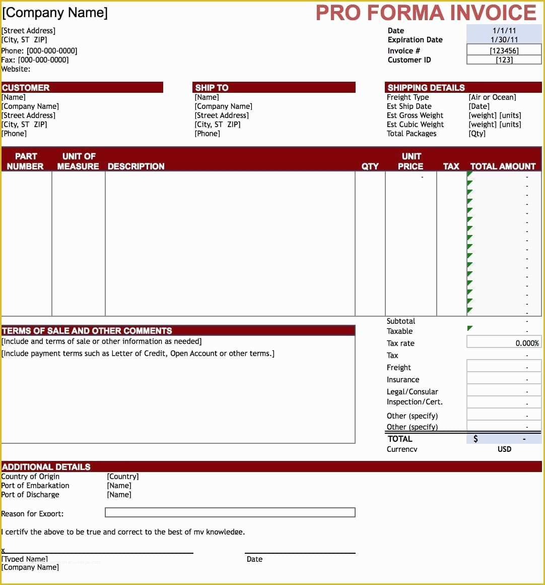 Free Invoice Template Pdf Of Invoice Template Pdf