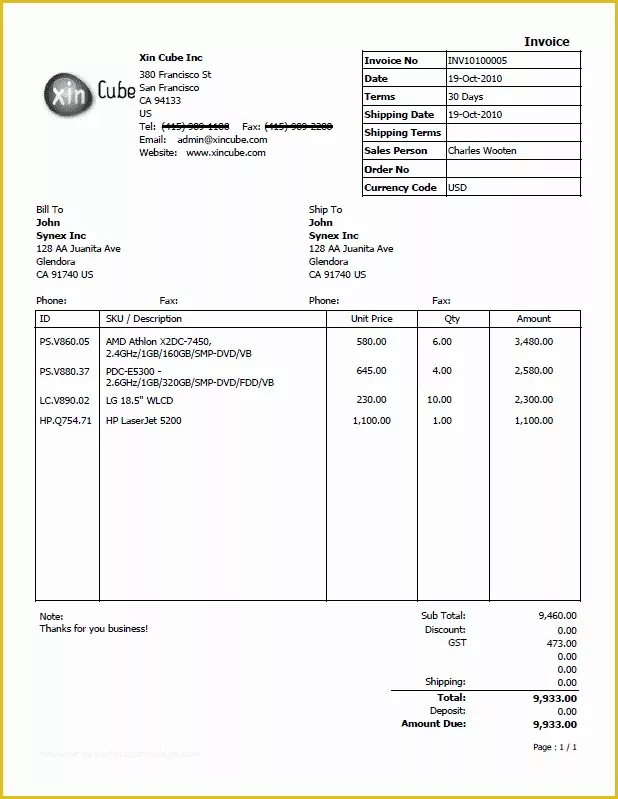 Free Invoice Template Pdf Of Invoice Template Sample Invoice Invoice