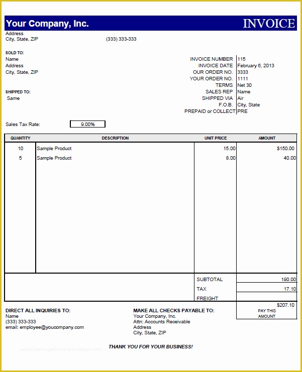 Free Invoice Template Pdf Of Proforma Invoice Template Pdf Free Download