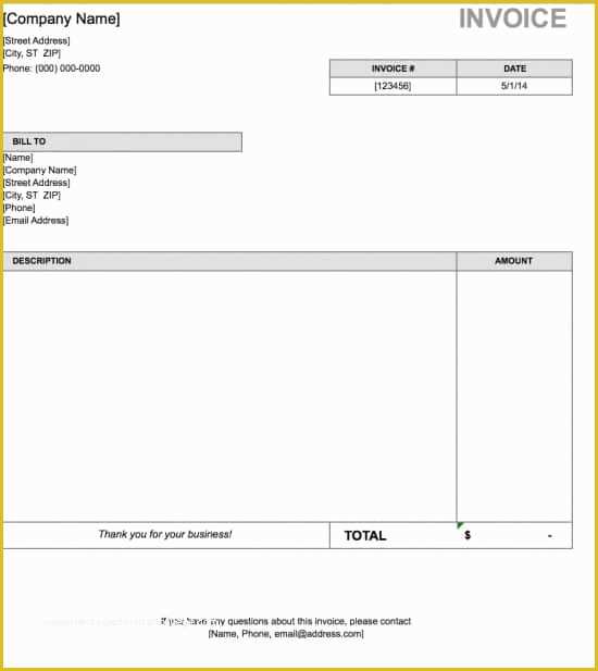 Free Invoice Template Word Of How to Make Invoice Template Denryokufo
