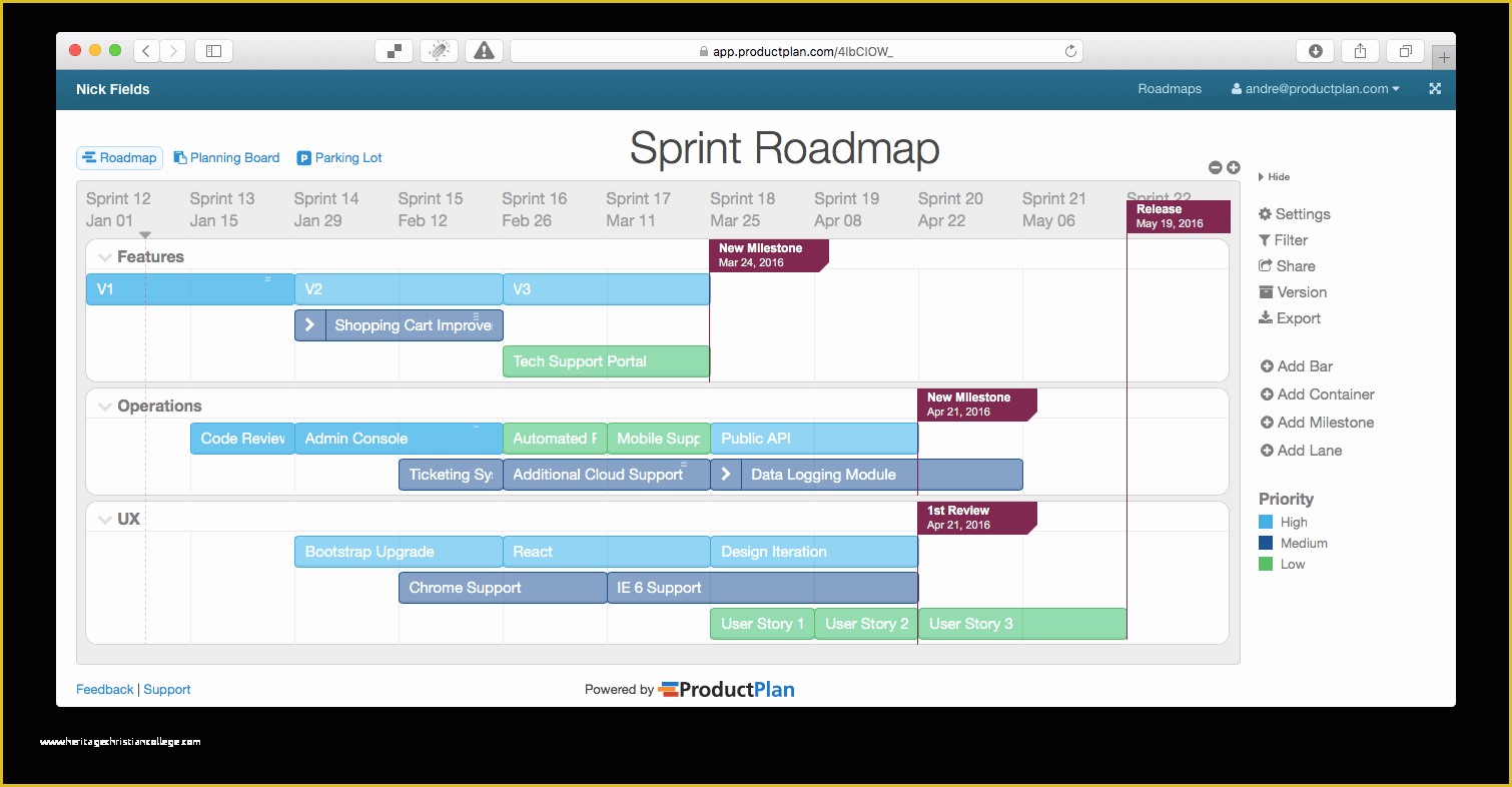 Free It Roadmap Template Of Agile Roadmap Template