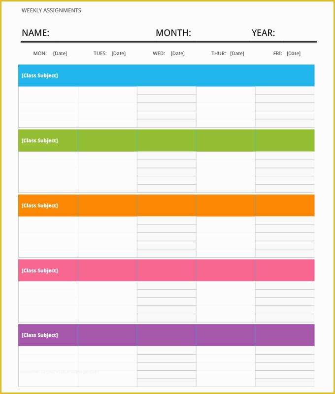 Free Itinerary Template Of Weekly Itinerary Template 3 Free Word Excel Pdf
