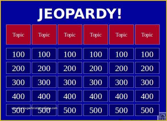 Free Jeopardy Template Of 12 Jeopardy Powerpoint Templates Free Sample Example