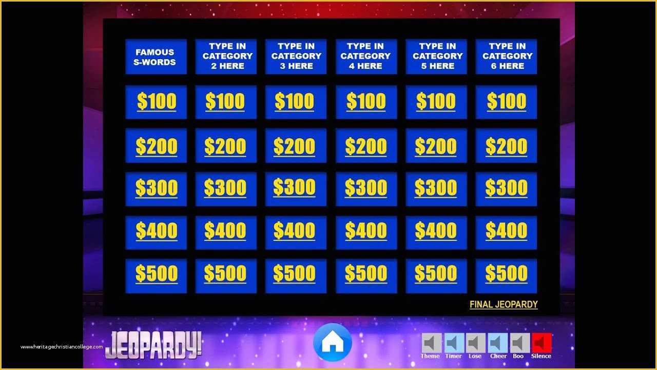 Free Jeopardy Template Of Download the Best Free Jeopardy Powerpoint Template How