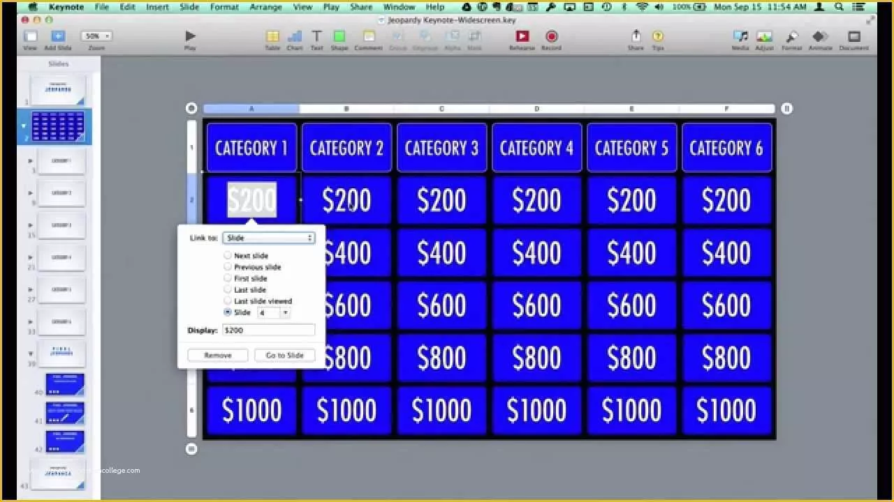 Free Jeopardy Template Of Keynote Jeopardy Template From Mactemplates