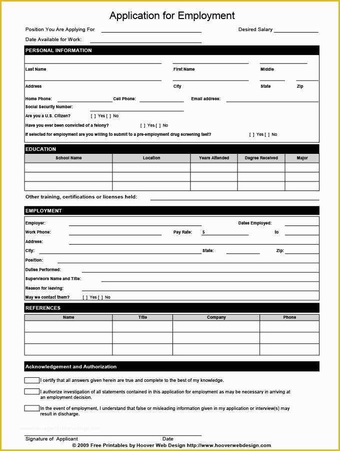 Free Job Application Template Word Document Of 13 Sample Hr Application forms & Templates Pdf Doc