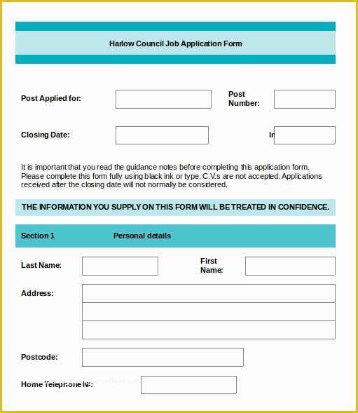 Free Job Application Template Word Document Of 18 Job Application form Template Free Word Pdf Excel