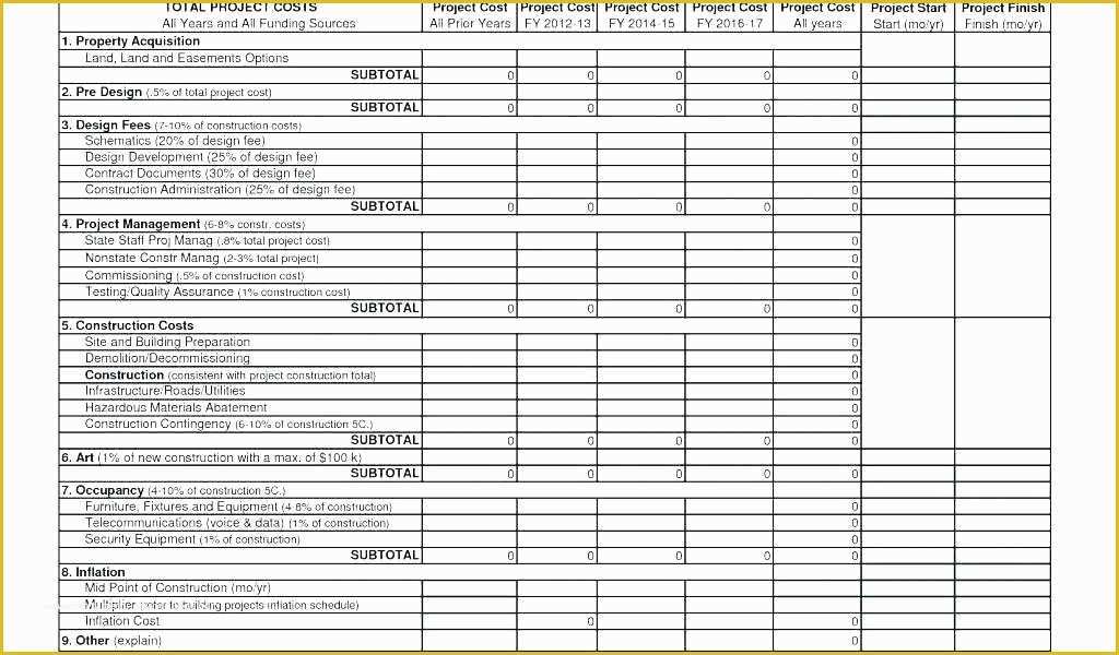 Free Job Cost Sheet Template Of Job Cost Template Construction X Construction Job Costing