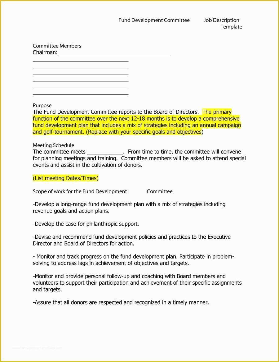 Free Job Description Template Of 49 Free Job Description Templates & Examples Free