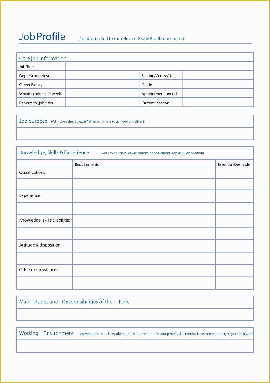 Free Job Description Template Of 49 Free Job Description Templates & Examples Free