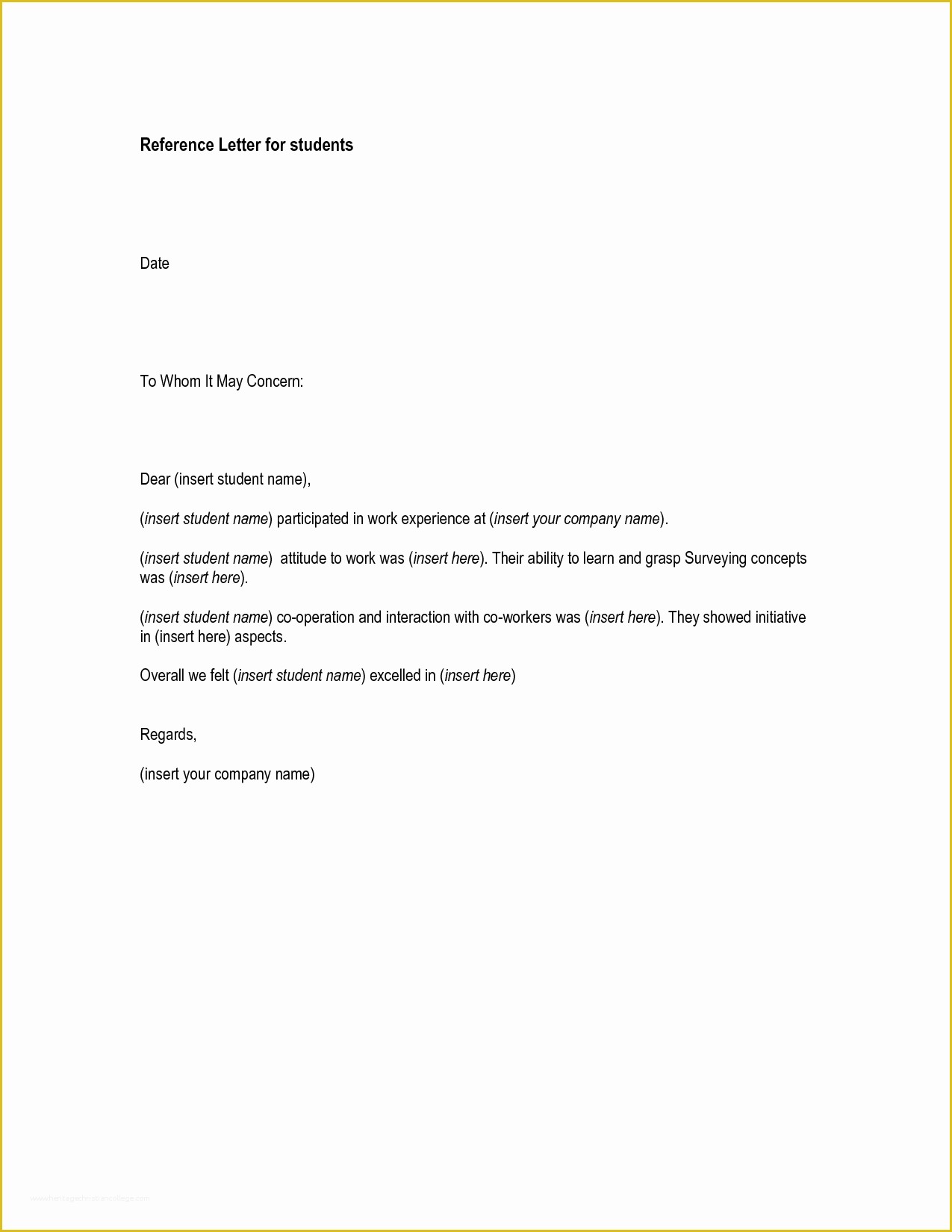 Free Job Reference Template Of Cover Letter Job Re Mendation Free References