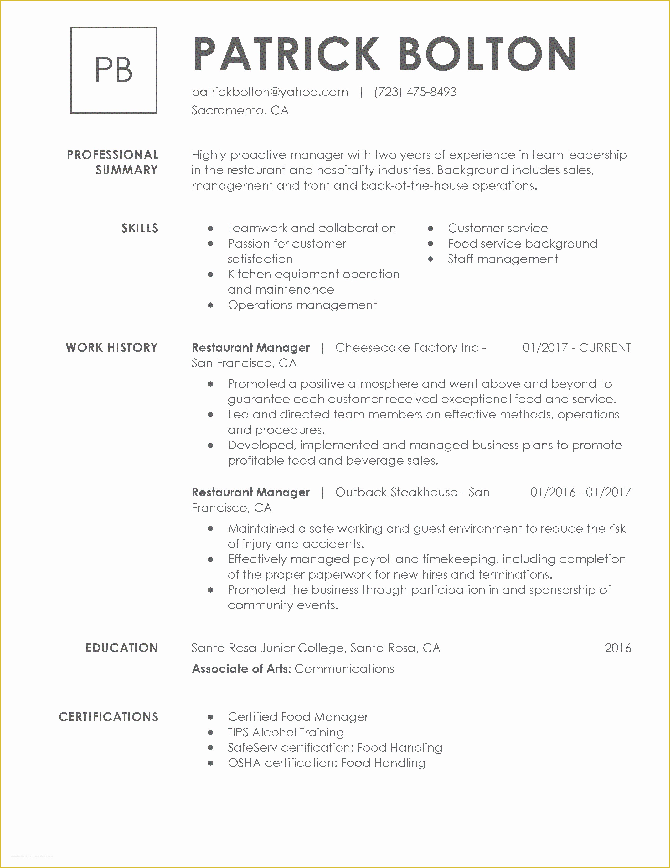 Free Job Specific Resume Templates Of Free Resume Examples by Industry &amp; Job Title
