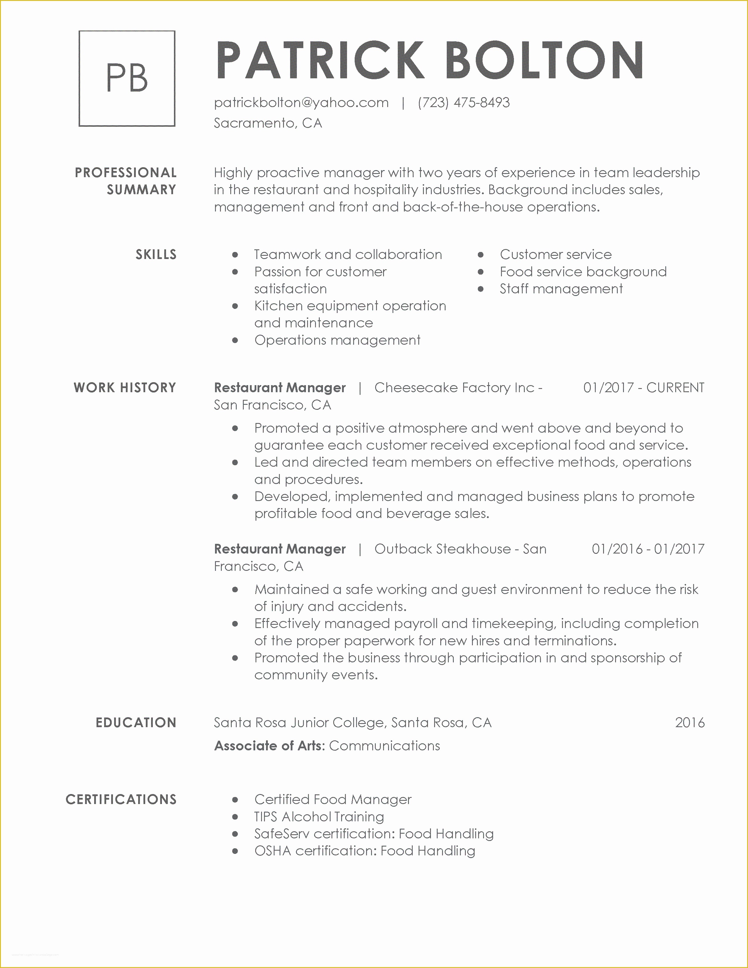 Free Job Specific Resume Templates Of Free Resume Examples by Industry & Job Title