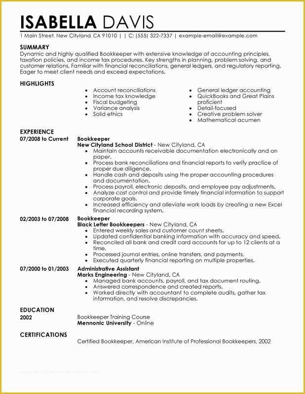Free Job Specific Resume Templates Of Job Specific Resume Templates