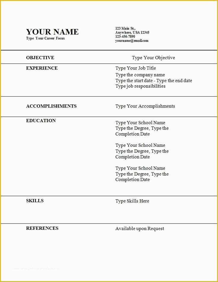 Free Job Specific Resume Templates Of Students First Job Resume Sample Students First Job