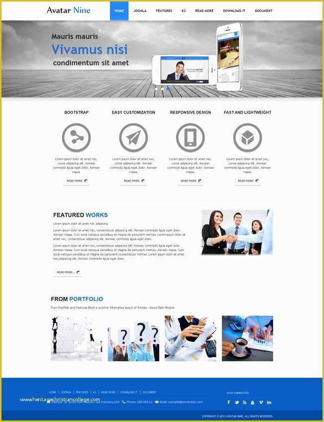 Free Joomla 3.0 Templates Of 15 Best Free Corporate Joomla Templates Download