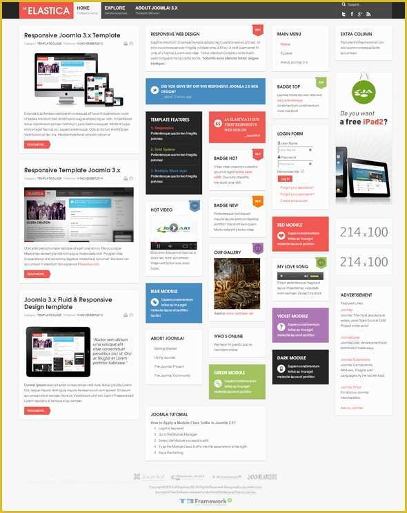 Free Joomla 3.0 Templates Of دانلود بهترین قالب های رایگان ریسپانسیو جوملا 2 5 و 3