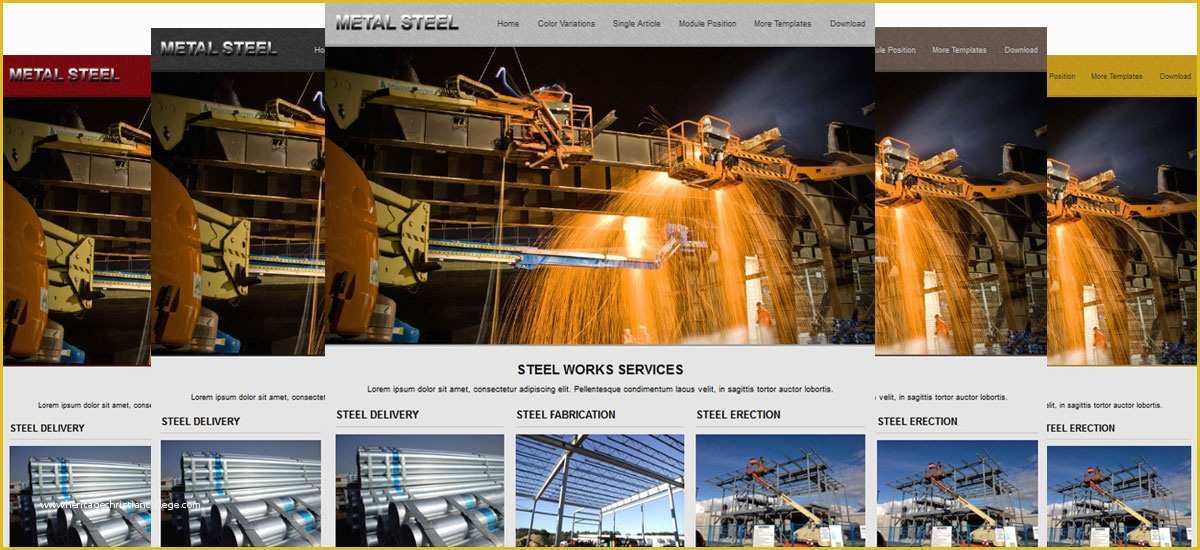 Free Joomla 3.6 Templates Of Jsr Metal Steel Joomla Fabrication Templates