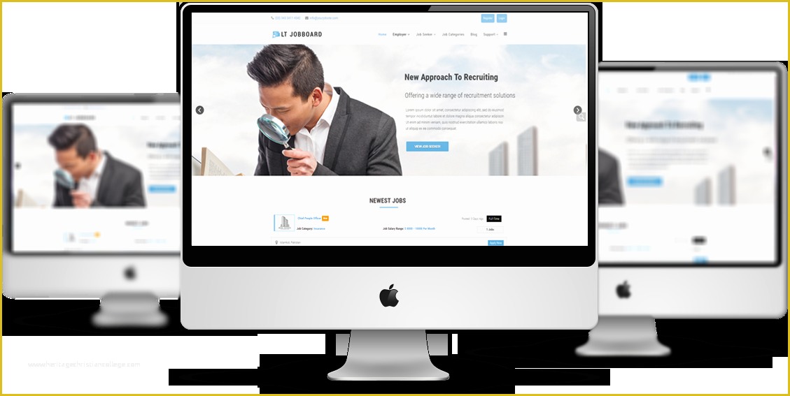 Free Joomla 3.6 Templates Of Lt Jobboard – Free Joomla Job Portal Template