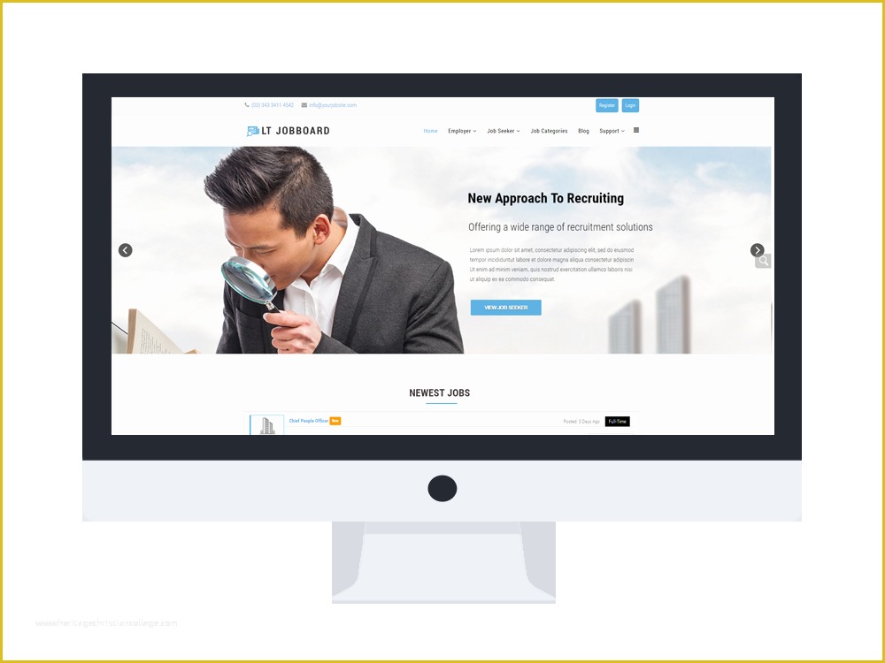 Free Joomla 3.6 Templates Of Lt Jobboard – Free Joomla Job Portal Template