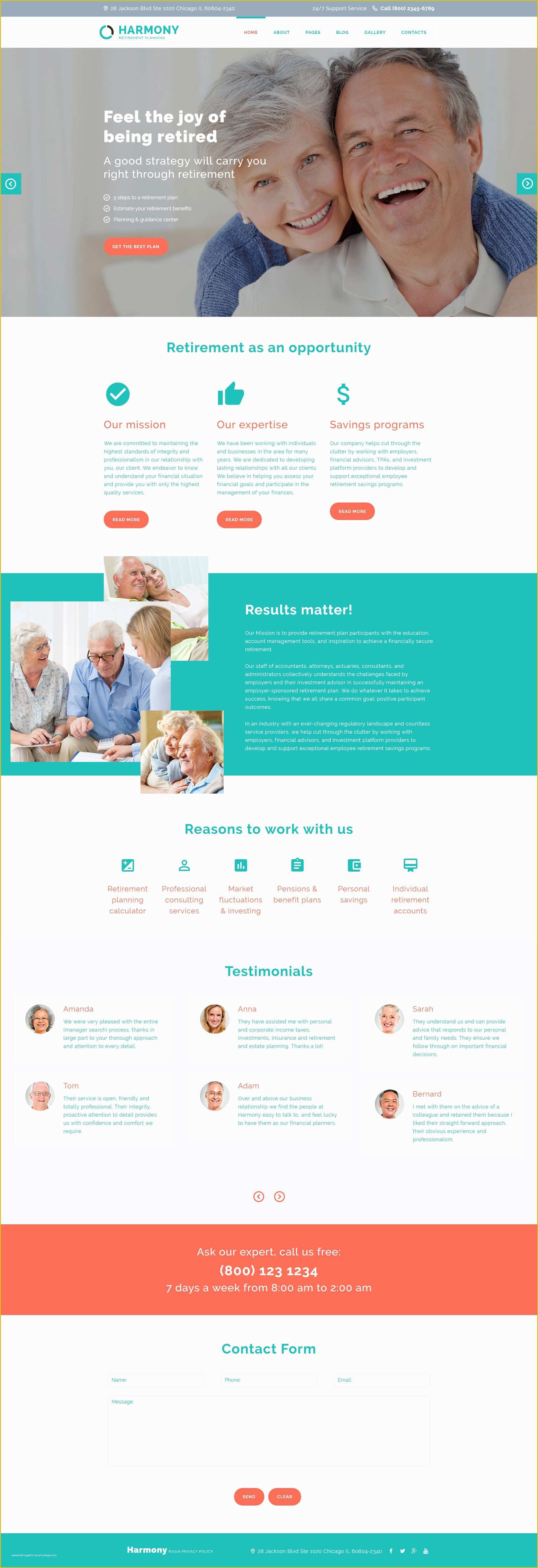 Free Joomla 3.6 Templates Of Retirement Planning Responsive Joomla Template