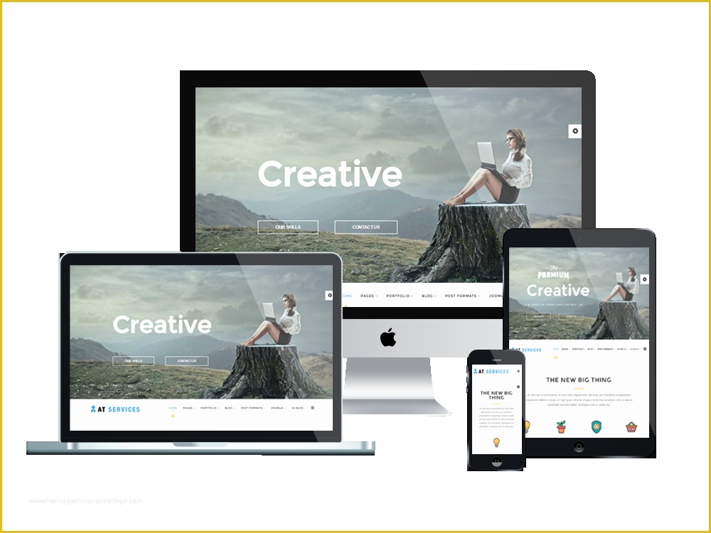 Free Joomla 3.8 Templates Of at Services – Free Business Service Joomla Template