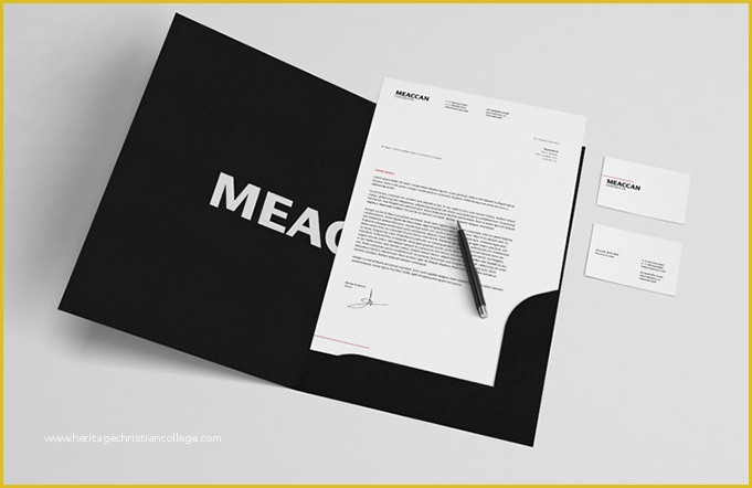 Free Joomla 3.8 Templates Of Black &amp; White Free Stationery Mockup Download Age themes