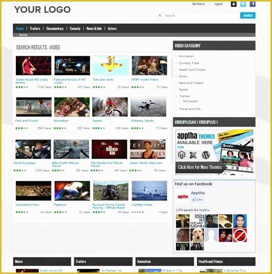 Free Joomla 3.8 Templates Of Joomla Hd Video Sharing Plugin