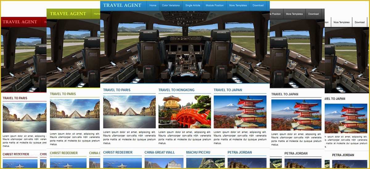 Free Joomla 3.8 Templates Of Jsr Travel Agent Joomla Templates